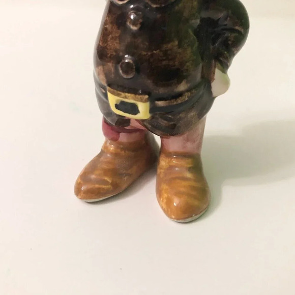 Vintage Disney  Snow White Sneezy Dwarf White Hat Figurine 3.5 Inch Tall Japan - Picture 15 of 16